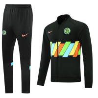 20/21 Inter Milan Black Player Version Training Kit(Jacket+Trouser)