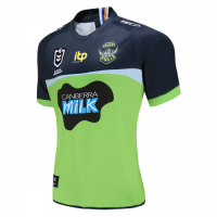 2021 Canberra Raiders Away Green&Navy Rugby Jersey Shirt