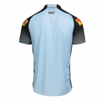 2021 Cronulla Sutherland Sharks Sky Blue Polo Rugby Jersey Shirt