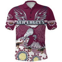 2021 Manly Warringah Sea Eagles Indigenous Polo Rugby Jersey