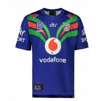 2021 New Zealand Warriors Home Blue Rugby Jersey Shirt