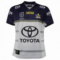 2021 North Queensland Cowboys Away Gray&Navy Jersey Shirt