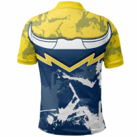 2021 North Queensland Cowboys Indigenous Yellow Rugby POLO Shirt
