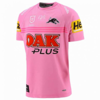 2021 Penrith Panthers Away Pink Rugby Jersey Shirt