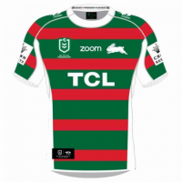 2021 South Sydney Rabbitohs Away Green&Red Rugby Jersey Shirt