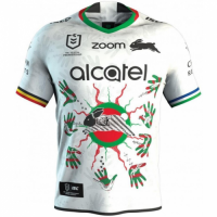 2021 South Sydney Rabbitohs Indigenous White Rugby Jersey Shirt