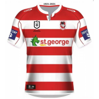 2021 St George Illawarra Dragons Rugby Training Jersey Shirt
