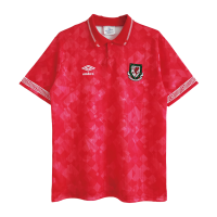 Wales Soccer Jersey Home Retro Replica 90/92