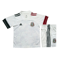 Mexico Kids Soccer Jersey Away Whole Kit (Shirt+Short+Socks) 2020