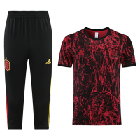 Spain Training Kit (Jersey+3/4 Pants) Red 2021/22