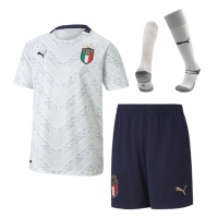 Italy Soccer Jersey Away Whole Kit (Shirt+Short+Socks) Replica 2020