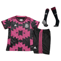 Mexico Soccer Jersey Home Whole Kit(Shirt+Short+Socks) Replica 2021