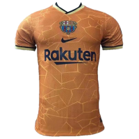Barcelona Pre Match Soccer Jersey Orange (Player Version) 2021/22