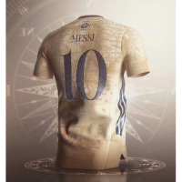 Argentina Soccer Jersey Messi #10 Commemorative Replica 2021