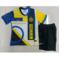 Inter Milan Kid's Soccer Jersey Fourth Away Kit (Jersey+Short) 2020/21