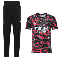 Arsenal Training Kit (Top+Pants) Red&Black 2021/22