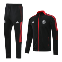 Manchester United Training Kit (Jacket+Pants) Black 2021/22