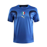 2006 World Cup Champion Italy Home Blue Retro Soccer Jersey