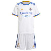 Real Madrid Kids Soccer Jersey Home Kit (Jersey+Short) 2021/22