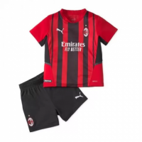 AC Milan Kids Soccer Jersey Home Kit (Jersey+Short) 2021/22