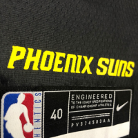 Men's Phoenix Suns Devin Booker #1 Nike Black 2021 Swingman Jersey - City Edition