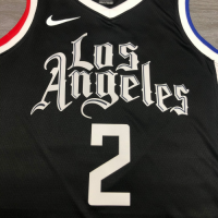 Men's LA Clippers Kawhi Leonard #2 Nike Black 2020/21 Swingman Player Jersey – City Edition