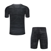 Real Madrid Soccer Jersey Goalkeeper Black Kit(Jersey+Short) 2021/22