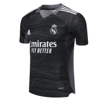 Real Madrid Soccer Jersey Goalkeeper Black Replica 2021/22