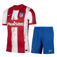 Atletico Madrid Soccer Jersey Home Kit(Jersey+Short) Replica 2021/22