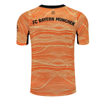 Bayern Munich Soccer Jersey Goalkeeper Orange Replica 2021/22