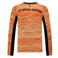 Bayern Munich Soccer Jersey Goalkeeper Long Sleeve Orange Replica 2021/22