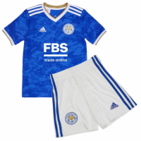 Leicester City Kids Soccer Jersey Home Kit (Jersey+Short) 2021/22