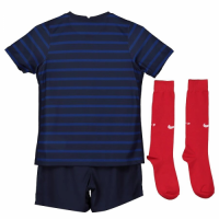 France Kids Soccer Jersey Home Whole Kit (Shirt+Short+Socks) 2021
