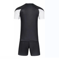 Kelme Customize Team Soccer Jersey Kit (Shirt+Short) Black - 1004