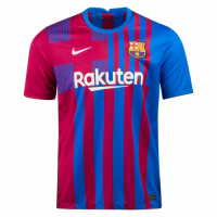 Barcelona Soccer Jersey Home F.DE JONG #21 Replica 2021/22