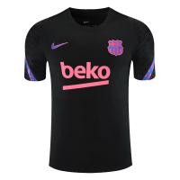 Barcelona Soccer Jersey Training Black 2021/22