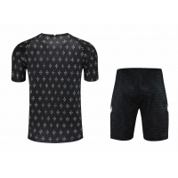 PSG Soccer Jersey Training Kit(Jersey+Short) Black 2021/22