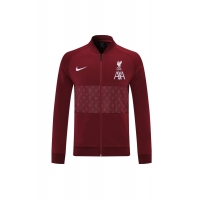 Liverpool Training Jacket Kit (Jacket+Pants) Purplish Red&Black 2021/22