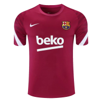 Barcelona Soccer Jersey Training Red 2021/22