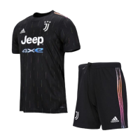 Juventus Soccer Jersey Away Kit(Jersey+Short) Replica 2021/22