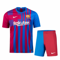 Barcelona Soccer Jersey Home Kit(Jersey+Short) Replica 2021/22