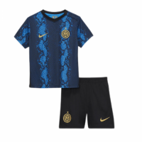 Inter Milan Kids Soccer Jersey Home Kit (Jersey+Short) Replica 2021/22