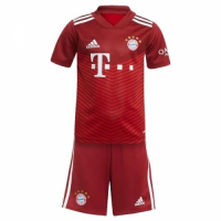 Bayern Munich Kids Soccer Jersey Home Kit(Jersey+Short) Replica 2021/22