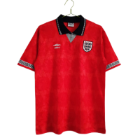 England Retro Soccer Jersey Away Replica 1990