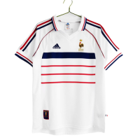 France Retro Soccer Jersey Away Replica World Cup 1998