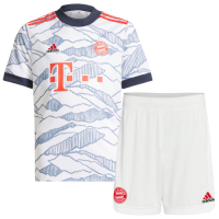 Bayern Munich Kids Soccer Jersey Third Away Kit(Jersey+Short) Replica 2021/22
