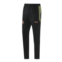 Manchester City Hoodie Training Jacket Kit (Jacket+Pants) Black&Dark Green 2021/22