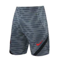 PSG  Soccer Jersey Training Kit(Jersey+Shorts) Black&Gray 2021/22