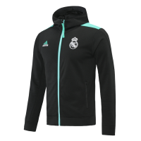 Real Madrid Hoodie Jacket Black&Blue 2021/22