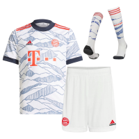 Bayern Munich Soccer Jersey Third Away Whole Kit (Jersey+Short+Socks) Replica 2021/22